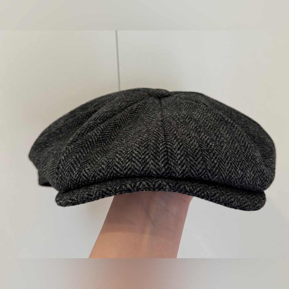 NWT Christy’s 100% British Wool 8 Piece Baker Boy Tweed Cap XL